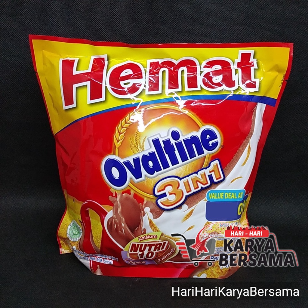 

OVALTINE 3 IN 1 MINUMAN BUBUK SUSU COKLAT 18 STIK X 33GR