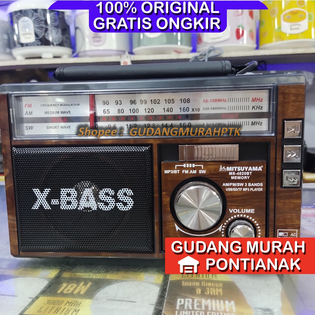 Radio / Speaker Bluetooth MS-SERI 4045 usb memory MITSUYAMA 4020 MEMORY