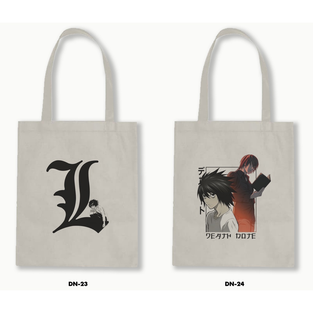 TOTE BAG BLACU - DEATH NOTE / ANIME / MANGA 02