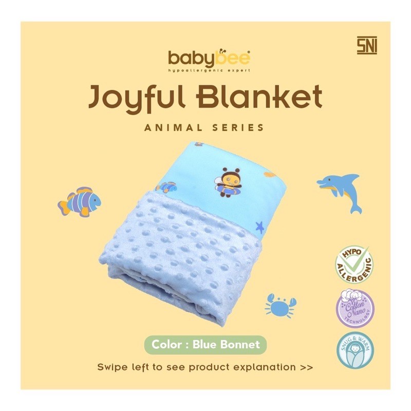 BABYBEE JOYFUL BLANKET - Selimut bayi