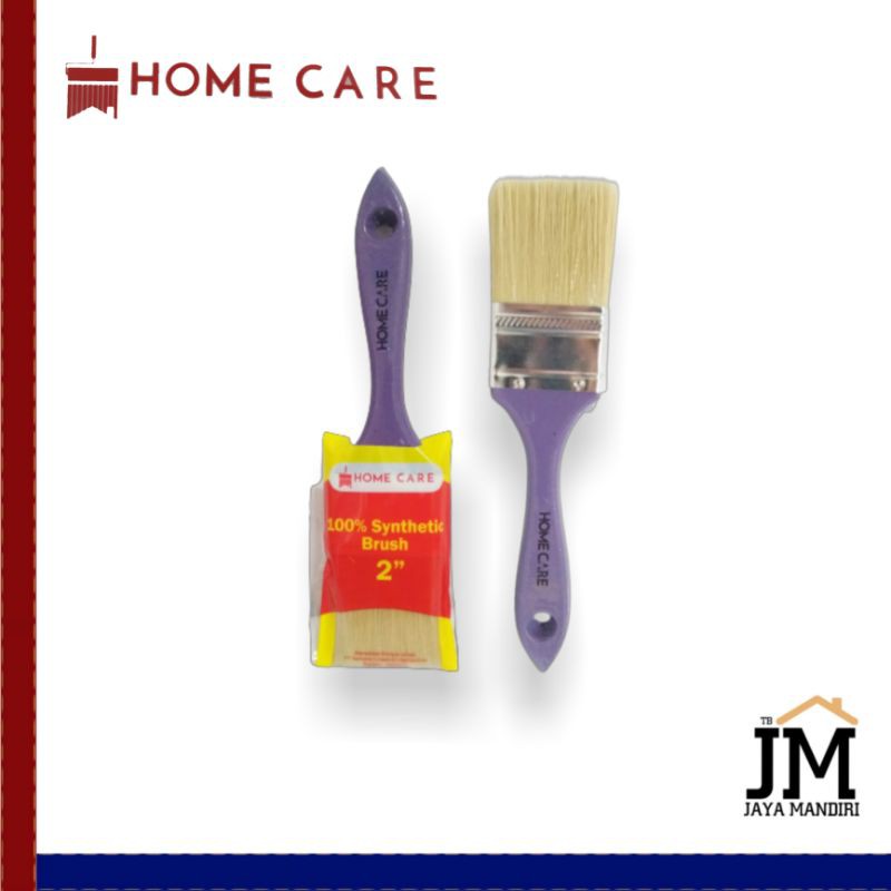 Kuas Cat HOMER CARE 2inch / Kuas Cat Gagang Kayu / Kuas Cat Serbaguna