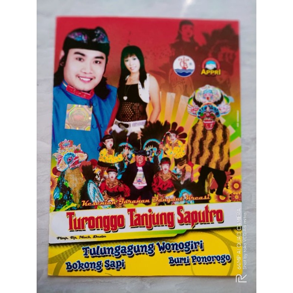 VCD original jaranan Turonggo tanjung Saputro tulungagung