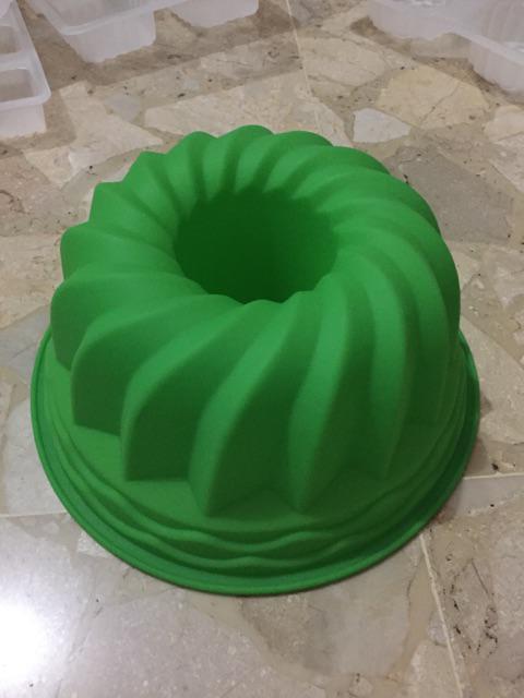Cj Cetakan Silikon Puding Kue Swirl I