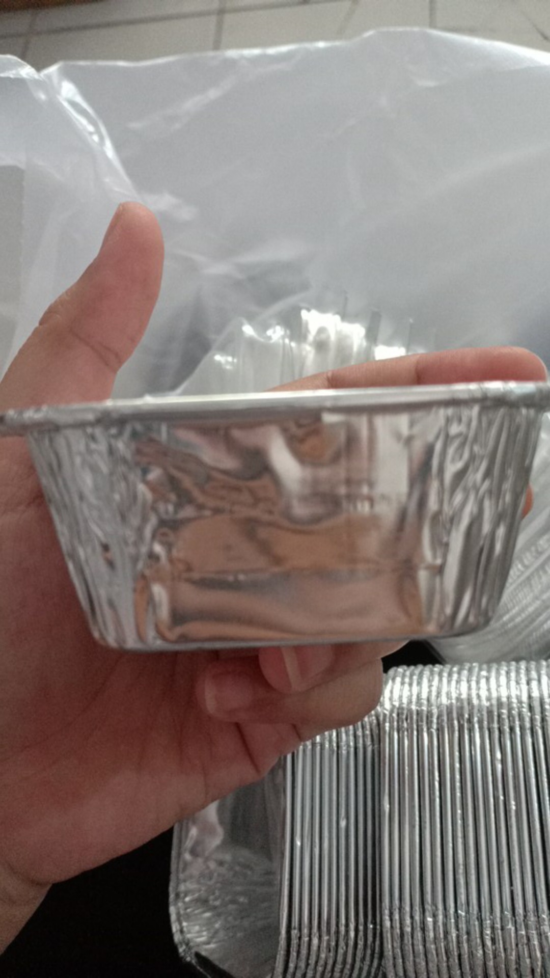 Alumunium Foil Cup Ox 100 + Tutup Mika