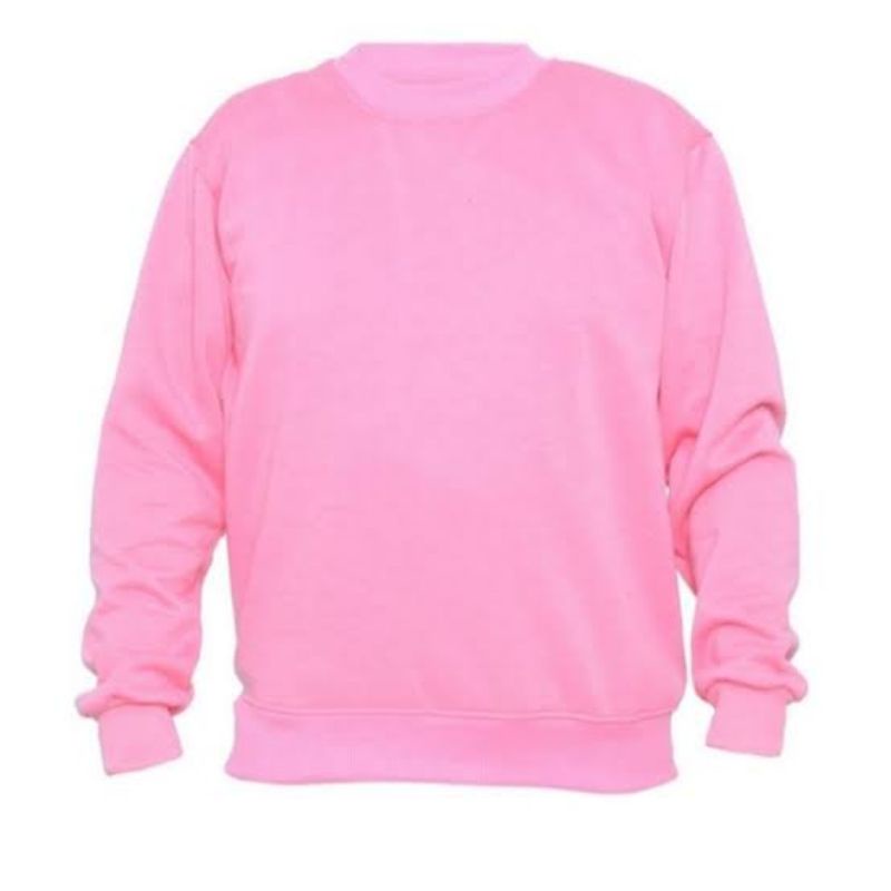 Basic Sweater Polos Fleece-Basicpinkmuda