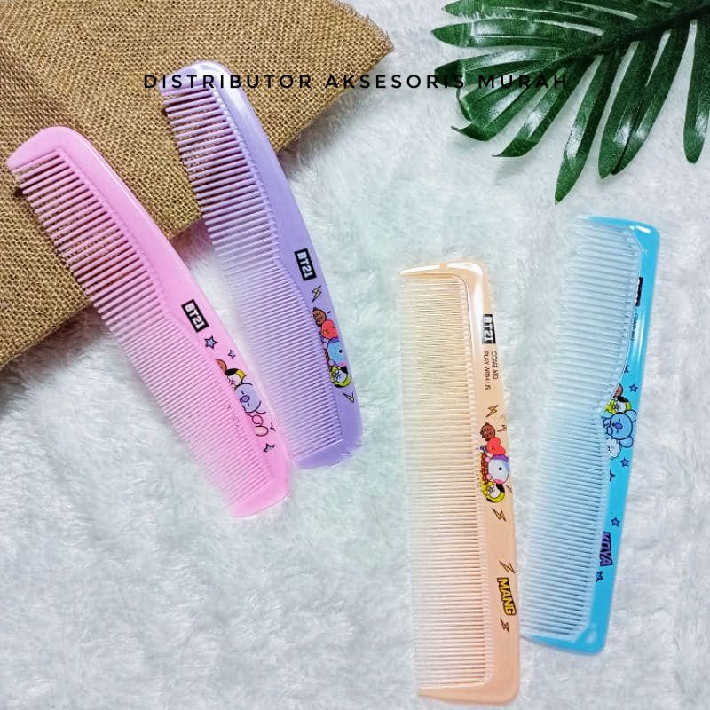 sisir rambut besar/sisir rambut panjang/sisir rambut motif