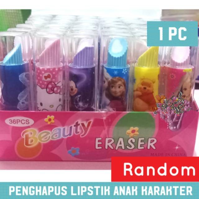 Penghapus Lipstik Karakter Anak Perempuan [ Bisa Jadi Souvenir ]