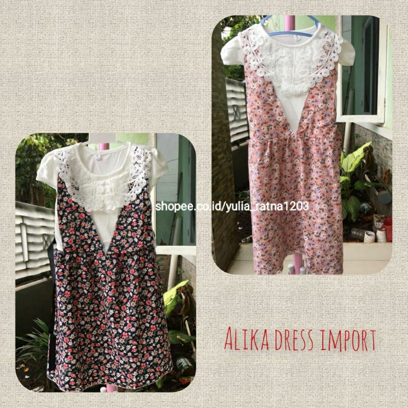 Alika Dress. Dress Import Anak