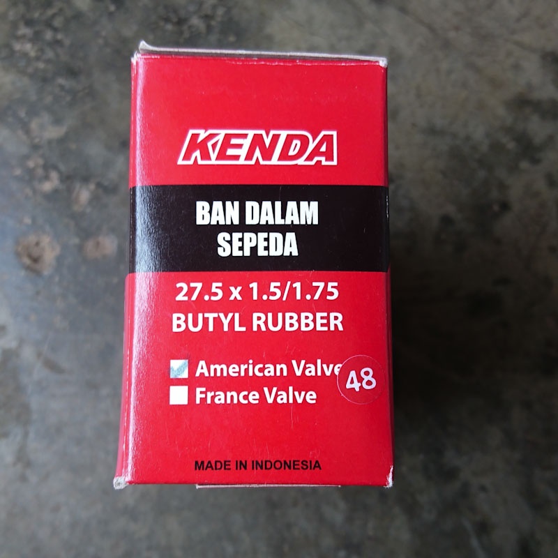 Ban Dalam Kenda 27.5 x 1.5/1.75 AV48 Pentil Motor