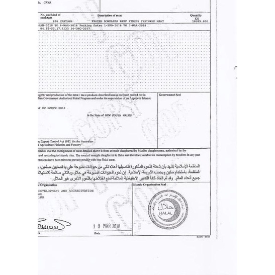 

➩ Daging Giling Sapi Premium kemasan 500 gr ✳