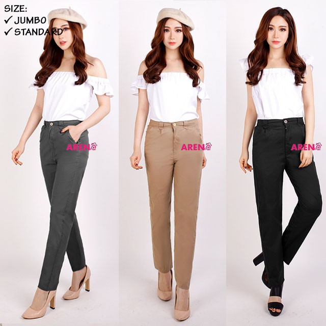 ARENA Celana  Kerja  Wanita  Basic Shopee  Indonesia