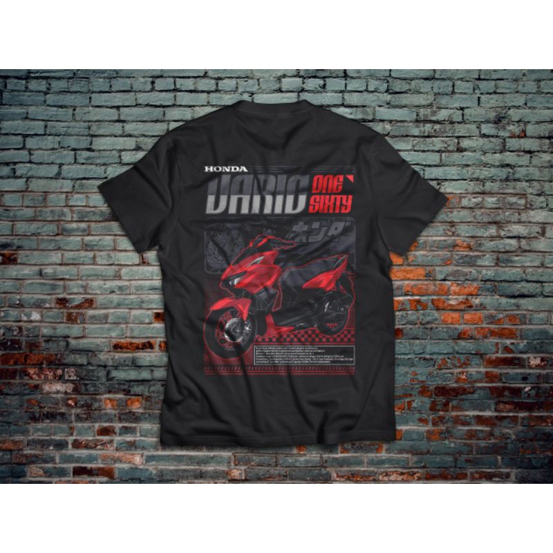 KAOS SUNMORI VARIO 160 COMBED 30S MURAH