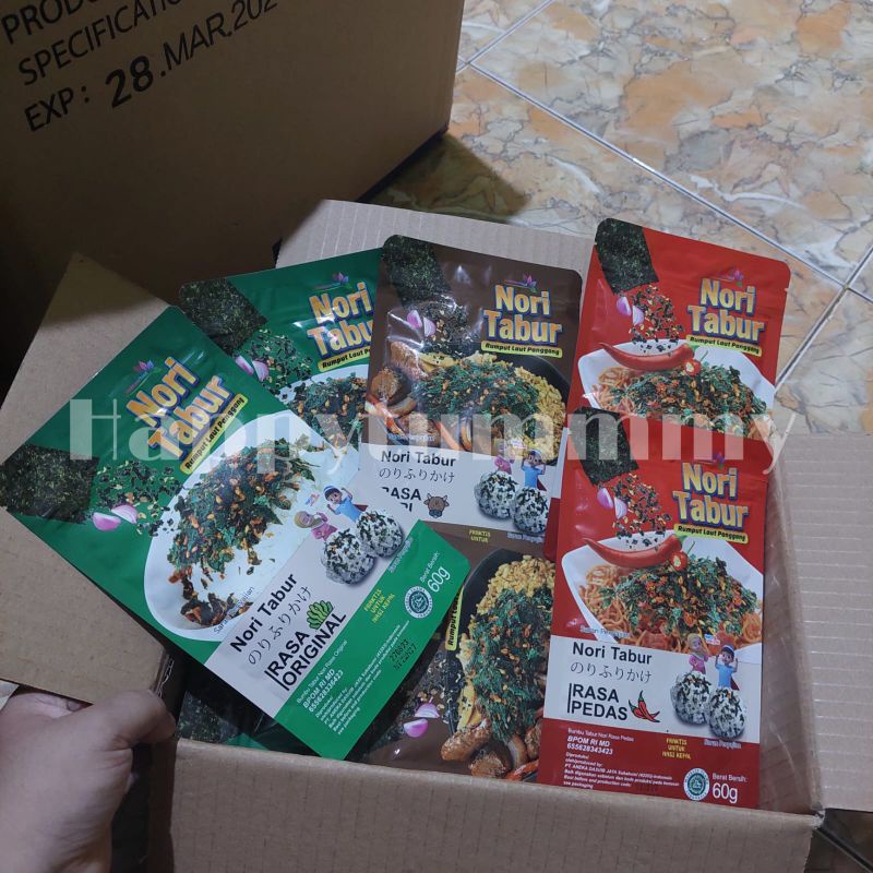 HPT - NoriGo Tabur Rumput Laut Panggang (ROASTED) 60g Halal