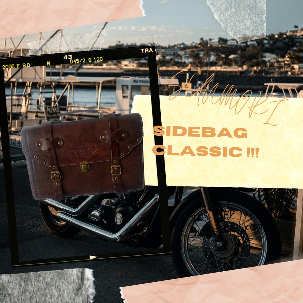 Sidebag Tas Kulit Motor (w175/Harley/Japstyle)