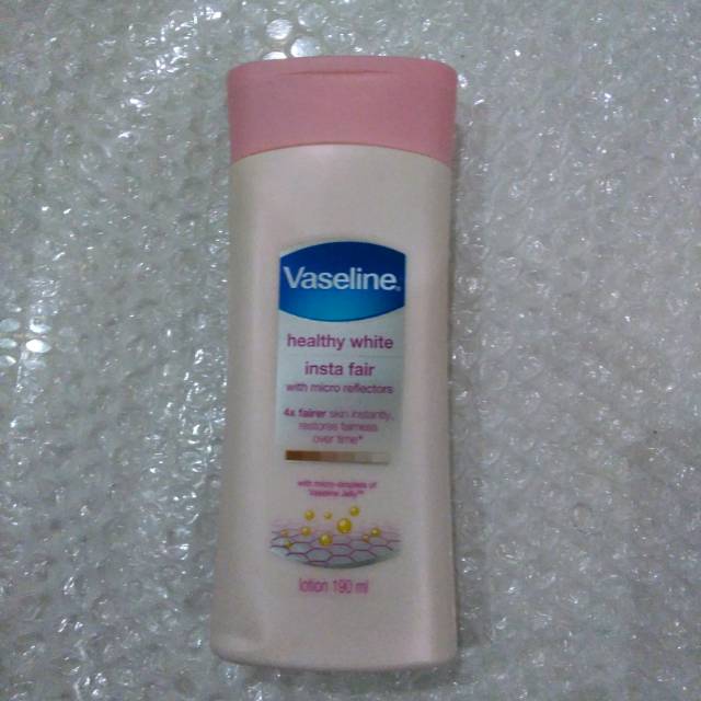 Vaseline body lotion healty white insta fair 190ml.