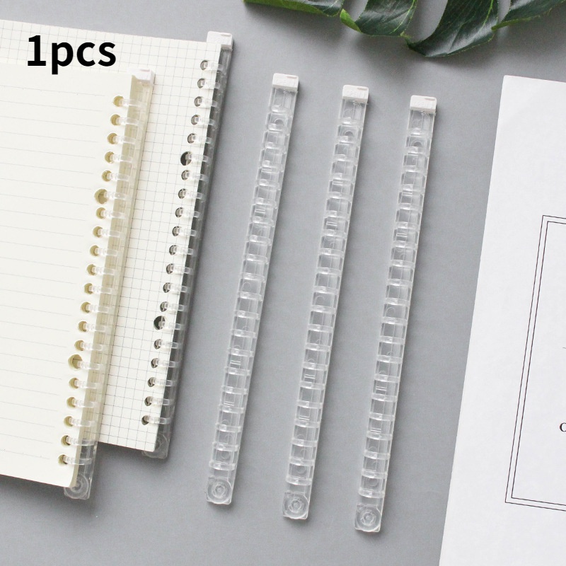 Japanese Office Stationery Supplies Accessories Open and Close the Binding Circle Loose-leaf Plastic Binding Strip