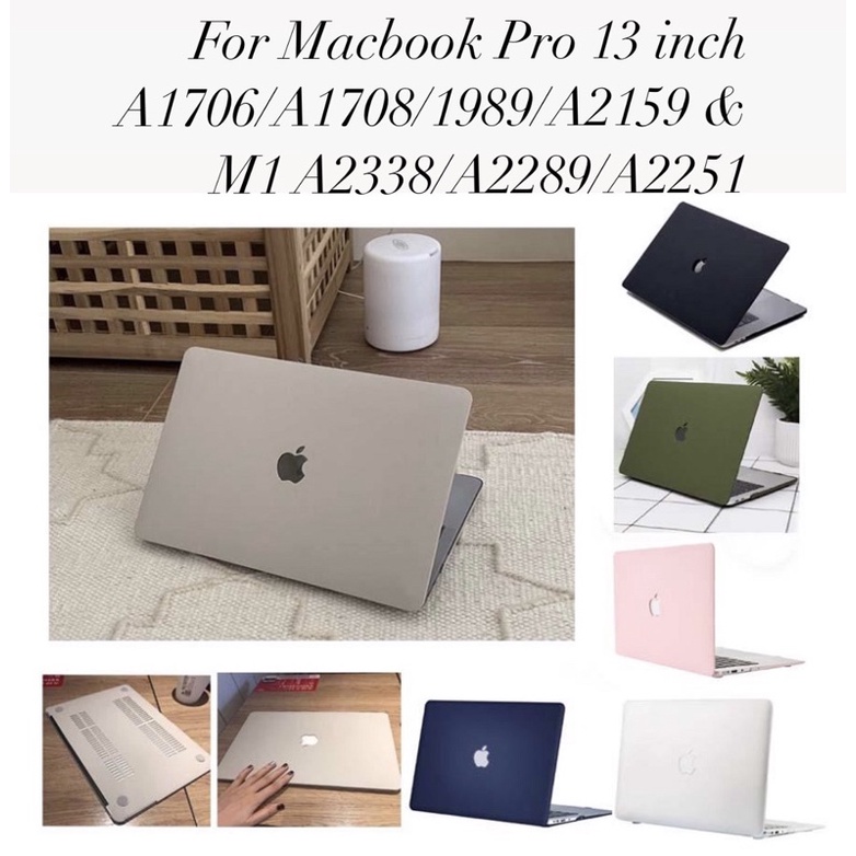 Casing Shell Cover Hardcase Macbook Pro 13 inch A1706 / A1708 / A2159 / A1989 A2251 A2289 A2338 M1