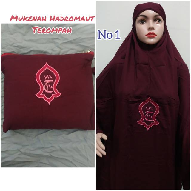 New, mukenah hadramaut/rukuh hadramaut terompah