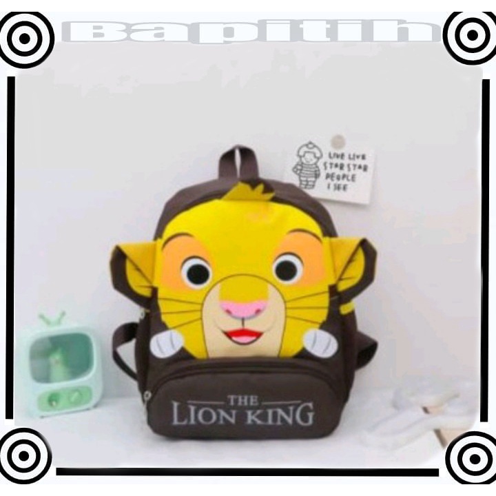 BPT TAS RANSEL ANAK SEKOLAH FASHION IMPORT RA001 LION KING