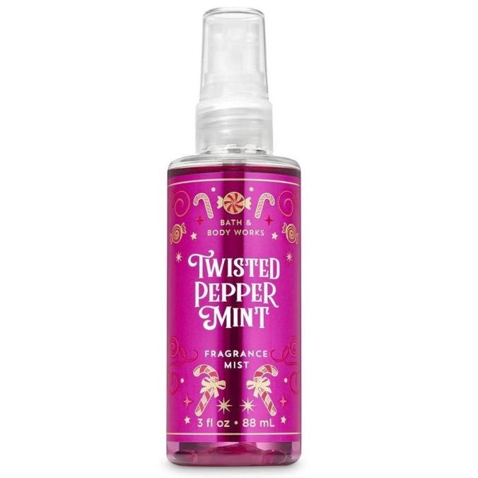 Jual Bath And Body Works Twisted Peppermint Travel Size Fragrance Mist ...