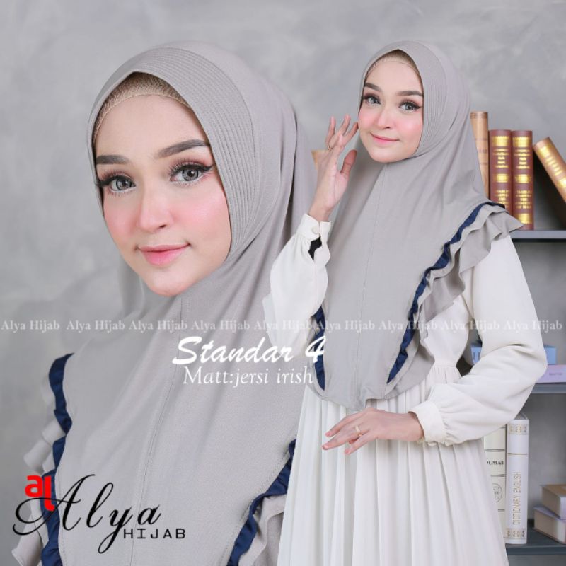 Jilbab Khimar Bergo Simple Malika Ori Alya Hijab