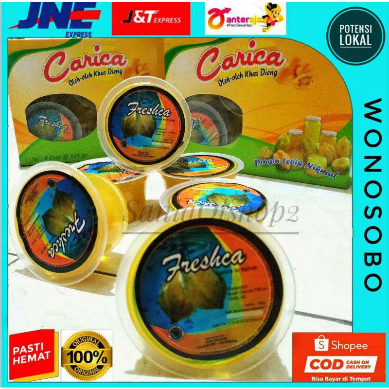 CARICA KHAS DIENG | FRESHCA | isi 6 cup| 125ml | premium class