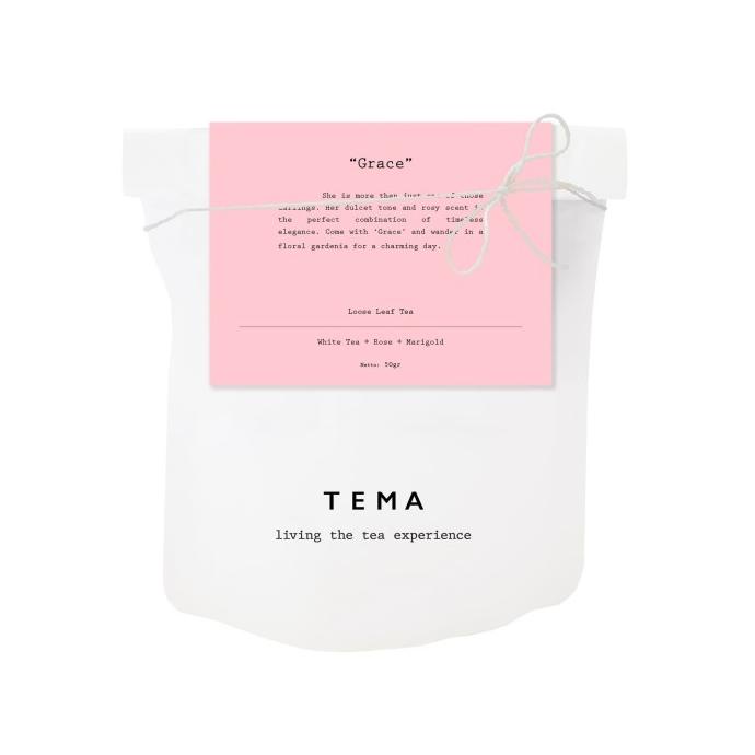 

[COD] TEMA Tea Large Pouch - Grace / White Rose Tea - 50gr [COD]