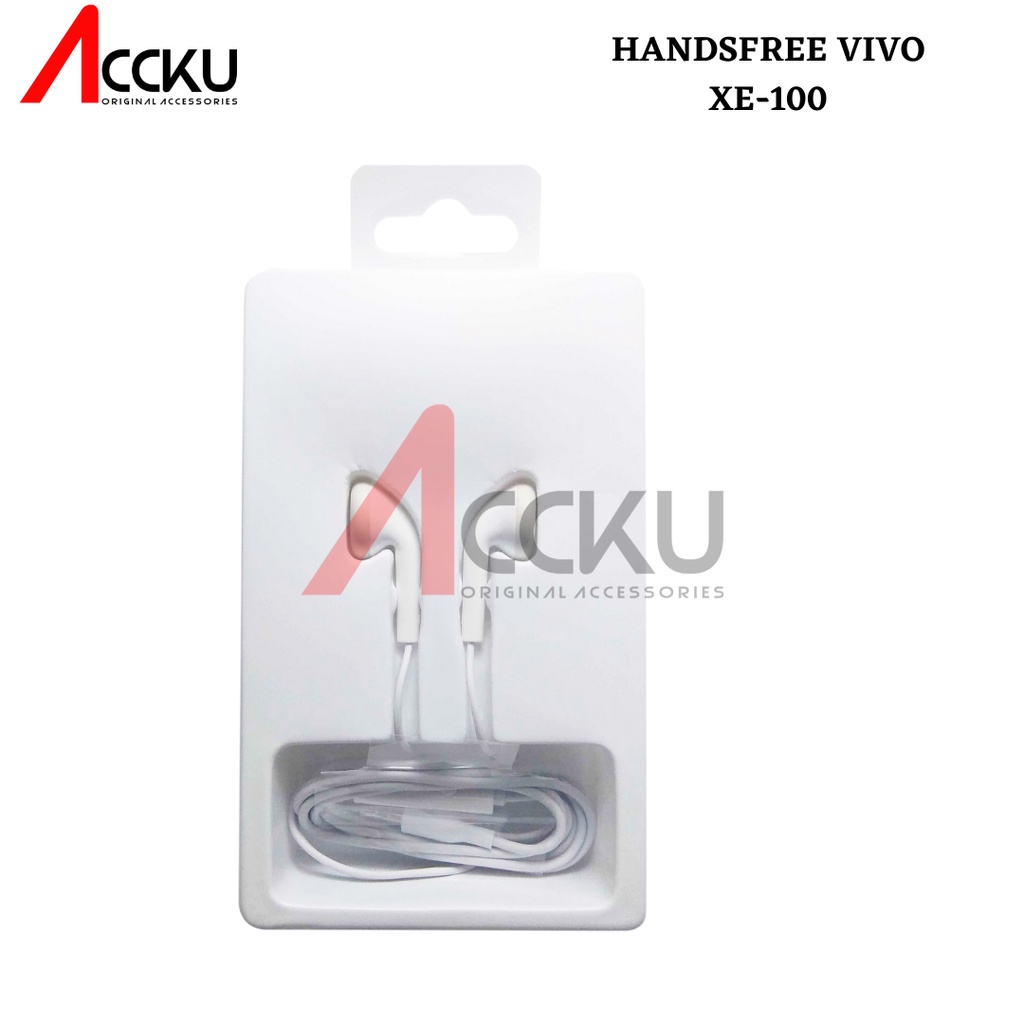 Handsfree vivo ori handsfree vivo ori headset vivo Xe100 v5 v7 plus y53 y71 y21 y83 y81 Original