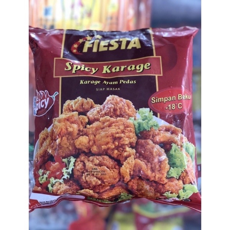 

#1 FIESTA Chicken Spicy Karage Ayam Pedas 500gr