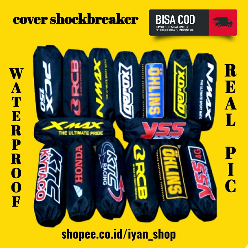 cover shockbreaker/sarung shockbreaker/yss/ohlins/ktc/wp/Aerox/Nmax