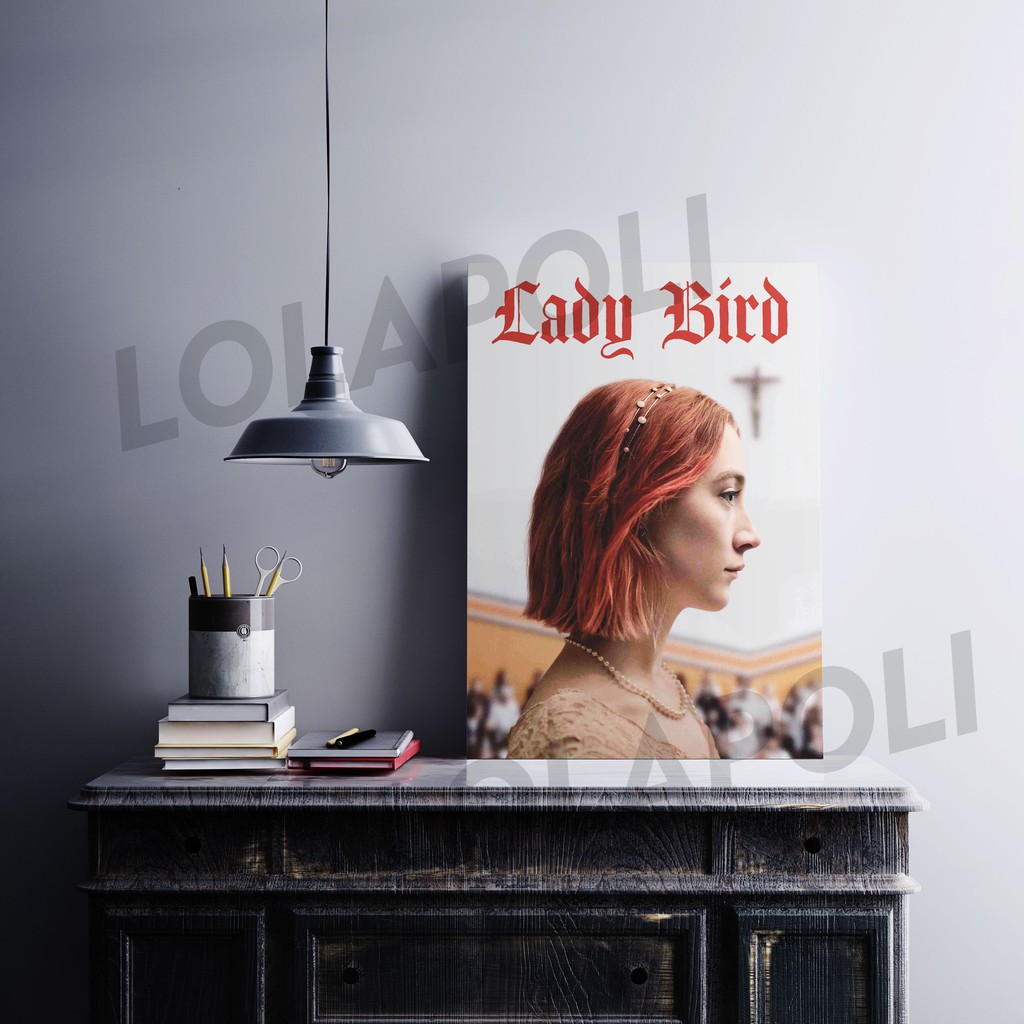 Hiasan Dinding Poster Kayu - Film Lady Bird