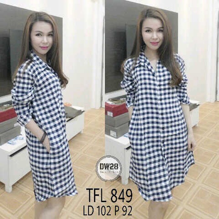 A68X5 Big Sale Sq Tunik  Whitbor Tunik  Kemeja Putih  Bordir  