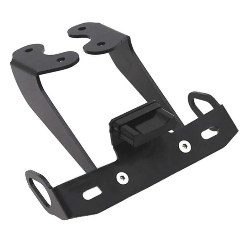 Zzz Bracket Frame Plat Nomor Bahan Aluminum Sudut Adjustable Untuk Motor