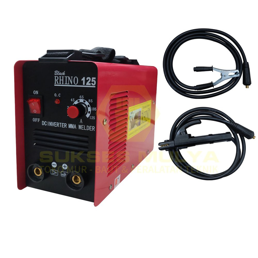 Mesin Las Black Rhino MMA 125 A Trafo Las