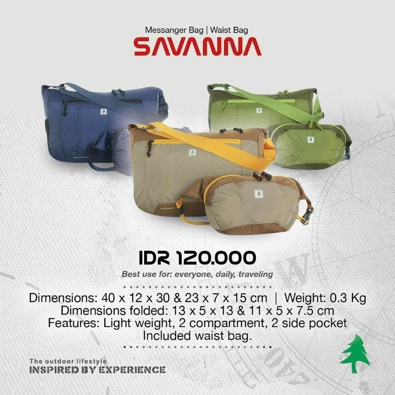 Tas Selempang Consina Savanna Original
