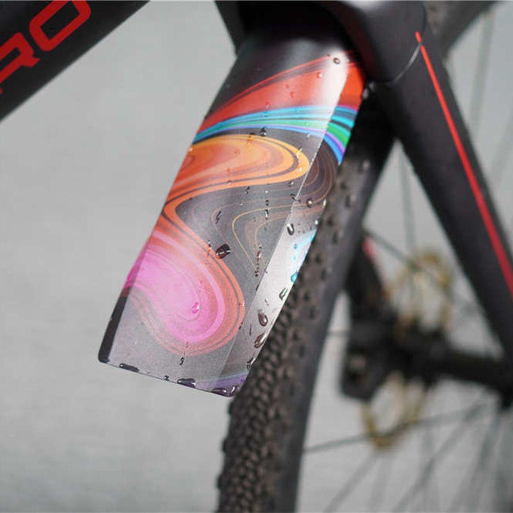 Lanfy Spakbor Sepeda Dengan Pengikat Kabel MTB Bike Fender Bicycle Saddle Fender Sepeda Jalan Gunung Depan/Belakang