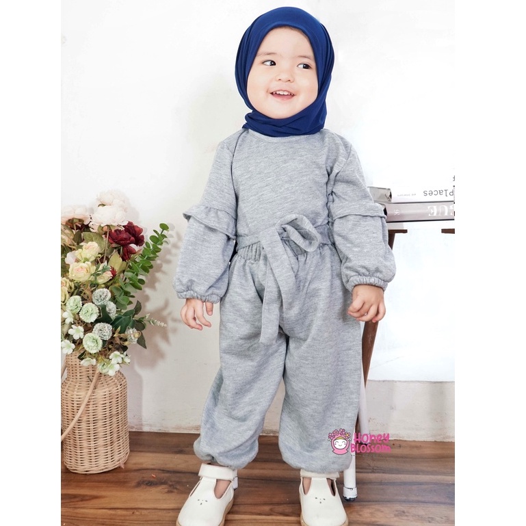 Setelan One Set Anak Perempuan Babyterry Premium / Alika Set by Honeyblossom 0-5 Thn