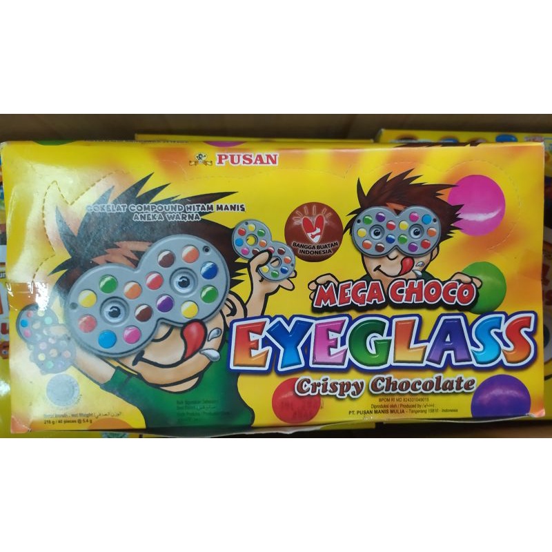 

Crispy Coklat EYEGLASS / COKLAT BENTUK KACAMATA ( isi 40 pcs @6gr )