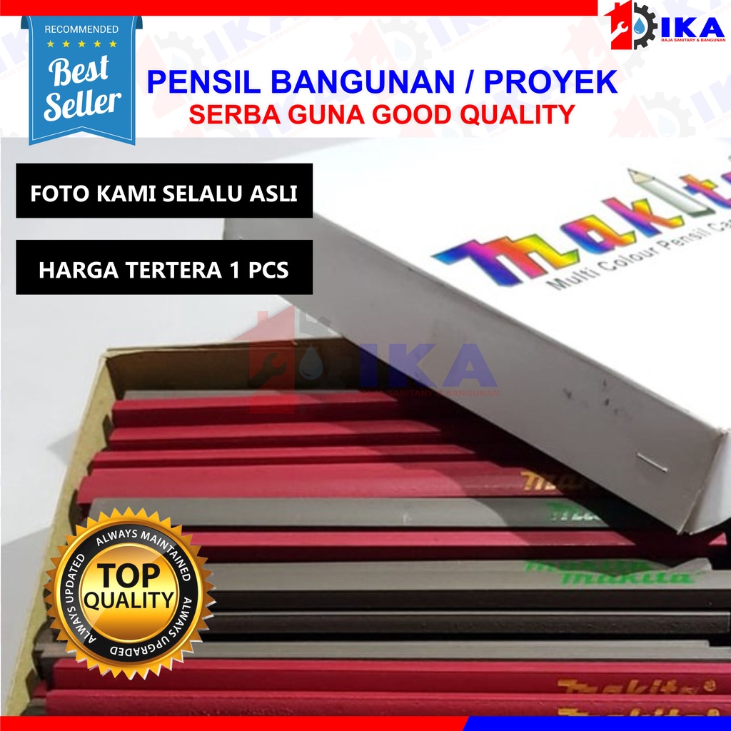 PENSIL TUKANG / PENSIL TUKANG PER PCS &amp; GROSS / PENSIL TUKANG MAKITA