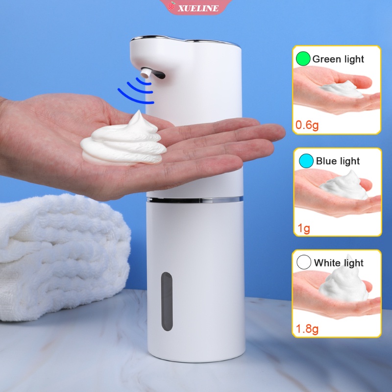 Dispenser Sabun Busa Pembersih Tangan Multifungsi Dengan Pengisi Daya USB Untuk Kamar Mandi