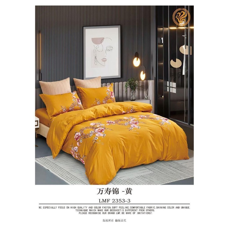 Kain Sprei Katun Jepang Pink Roses