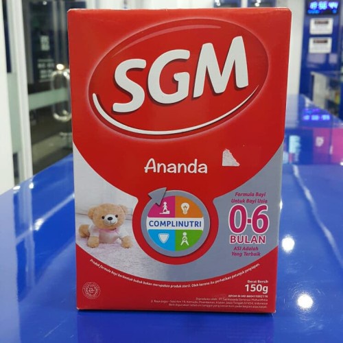 

SGM Ananda 1 (0-6 Bulan) Formula Bayi Bubuk 150gr