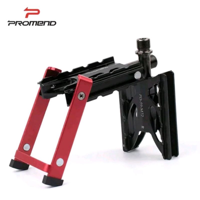 Promend PD-59-M72 Pedal Sepeda With Kick Stand Pedal Sepeda