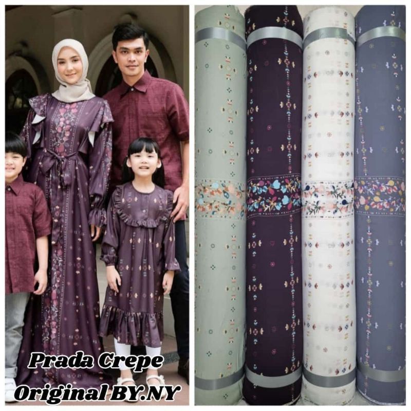 kain Prada crepe | bahan crepe | kain meteran murah | bakal kain bahan dasar kain | bahan gamis | mo