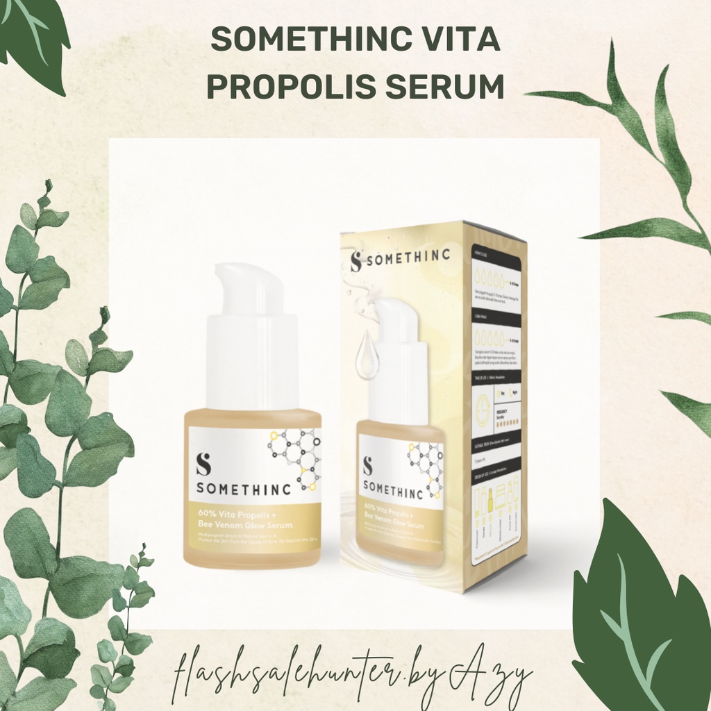 SOMETHINC 60% Vita Propolis + Bee Venom Glow Serum 20 ml / Manuka Honey licorice rice bran green tea