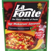 

LA FONTE MAKARONI SUP SAYURAN /AYAM