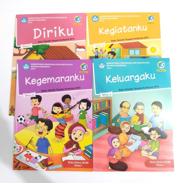 

❤BISA COD❤ BUKU TEMATIK SD PAKET KELAS 1 TEMA 1234