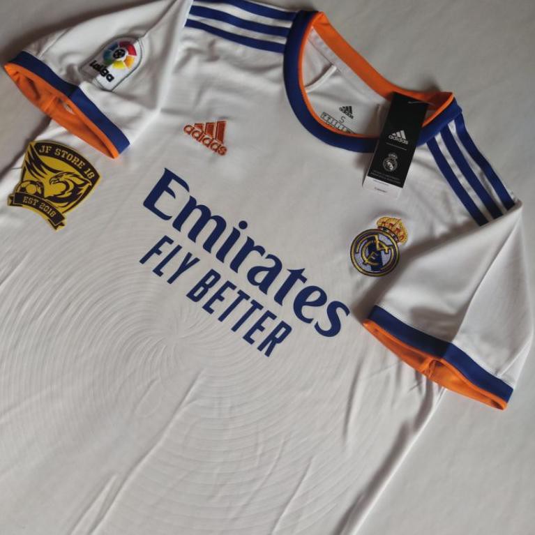 ✔ BLESSED STORE - Jersey Sepak Bola Real Madrid Home 2021 2022 Grade Original Premium Quality