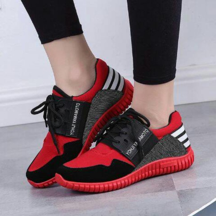 SEPATU KETS BEENSHOE WANITA BI127 SNEAKERS WARNA MERAH