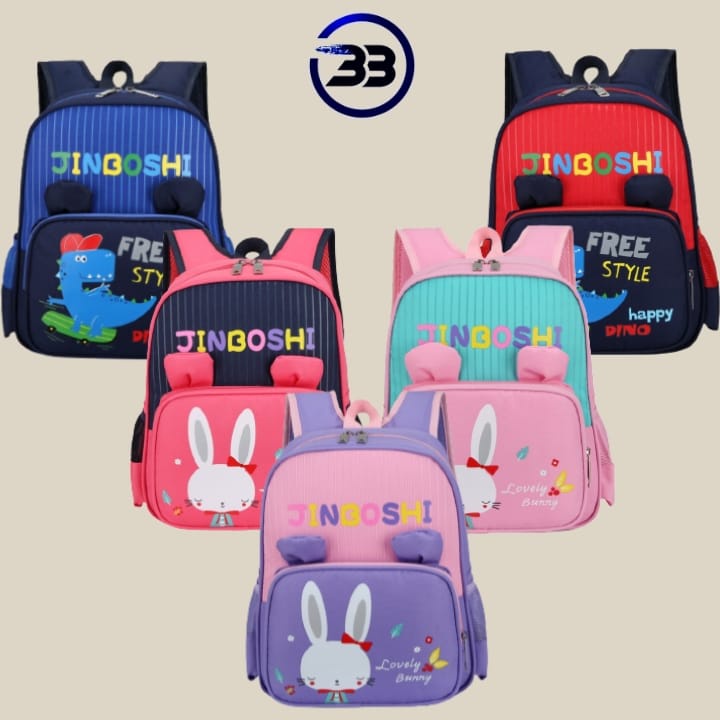 BATOSAI JINBOSHI - Tas ransel anak motif kartun Ransel untuk Anak Laki-laki Kartun TasSekolah Anak PL952